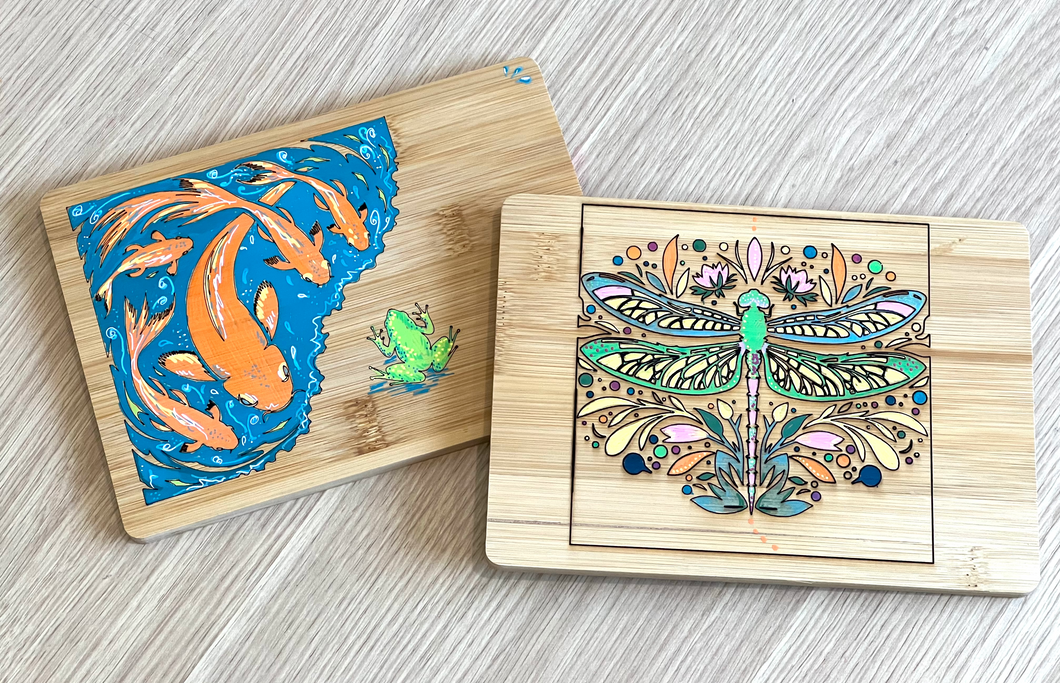 Paint A Bamboo Cutting Board