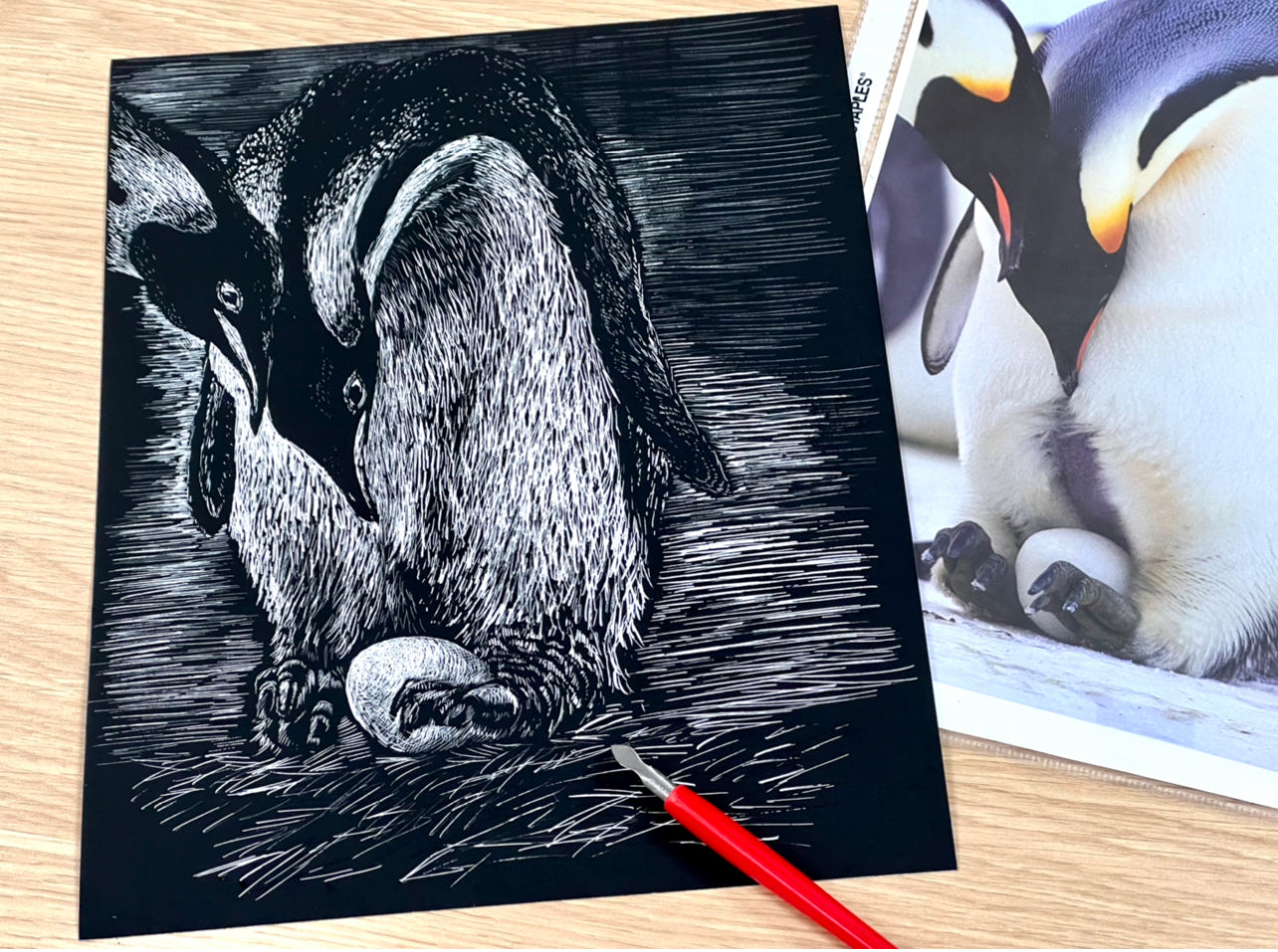 Easy Scratchboard Art
